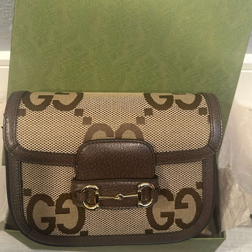 NEW GUCCI HORSEBIT 1955 MINI BAG